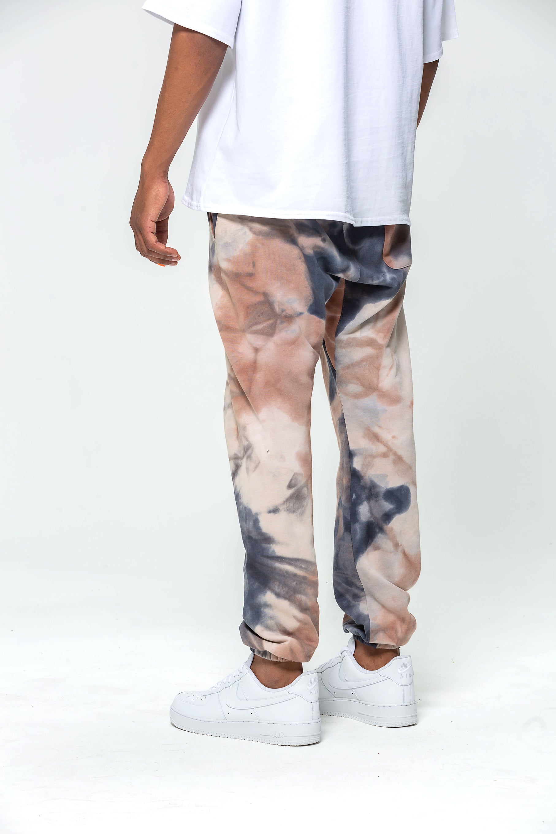 Embroidered Tie And Die Logo Jogging Bottoms